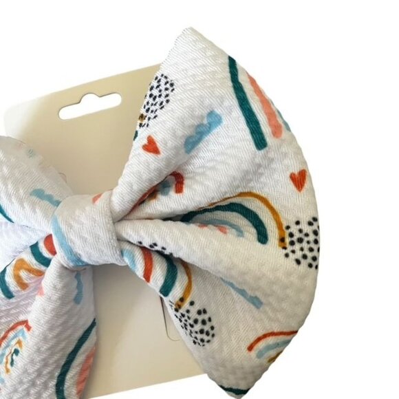 Chasing Rainbows 5" Hair Bow - Picture 3 of 4